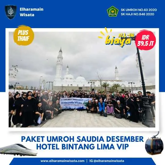 PAKET UMROH HIGH SEASON (PLATINUM) SAUDIA LANDING MADINAH